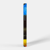 Coque iPhone 12 Chat Nuit Étoilée de Style Van Gogh (Côté droit)
