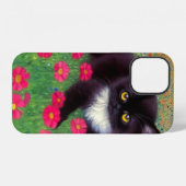 Coque iPhone 12 Chat smoking Gustav Klimt (Verso Horizontal)