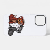 Coque iPhone 12 Chaton et chiot (Verso Horizontal)