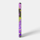 Coque iPhone 12 Chaton noir de Gustav Klimt (Côté gauche)