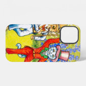Coque iPhone 12 Chats dansants (Verso Horizontal)