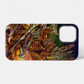 COQUE iPhone 12 CHEVALIER NOIR (Verso Horizontal)