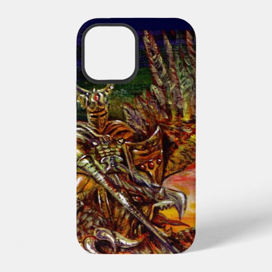 COQUE iPhone 12 CHEVALIER NOIR (Verso)