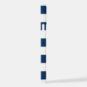 Coque iPhone 12 Chiens adorables en amour sur Striped-Personnalisé (Côté droit)