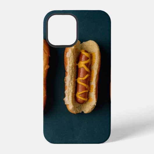 Coque iPhone 12 Chiens chauds et fusils (Verso)