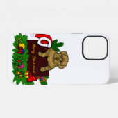 Coque iPhone 12 Chiots de Noël (Verso Horizontal)