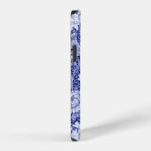 Coque iPhone 12 Chrysanthème Bleu, William Morris (Côté droit)