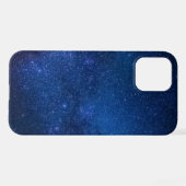 Coque iPhone 12 Ciel étoilé bleu | Zazzle_Growshop. (Verso Horizontal)