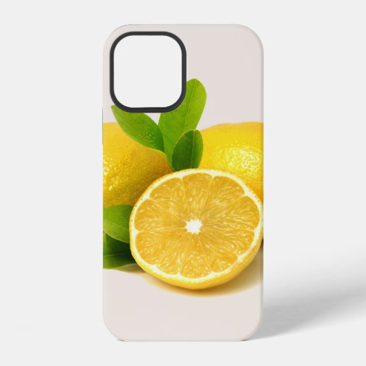 Coque iPhone 12 Citron (Verso)