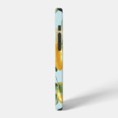 Coque iPhone 12 Citrons Feuilles : Aquarelle Impression transparen (Côté gauche)