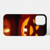 Coque iPhone 12 Citrouille d'Halloween épouvante (Verso Horizontal)