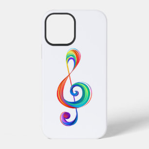 Coque iPhone 12 Clé arc-en-ciel