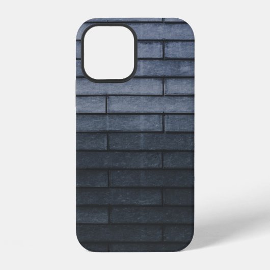 Coque iPhone 12 Close-up of gray brick wall (Verso)
