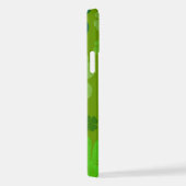 Coque iPhone 12 Clovers verts, Lucky Clovers, Saint Patrick's Day (Côté droit)