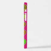 Coque iPhone 12 Coeur lumineux rose (Côté gauche)