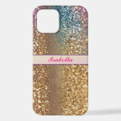 Coque iPhone 12 Collection Holographique Opal Parties scintillant  (Verso)