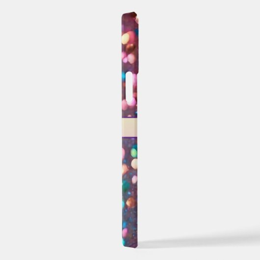 Coque iPhone 12 Collection Holographique Opale parties scintillant (Côté droit)