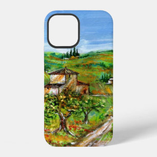 COQUE iPhone 12 COLLINES VERTES ET OLIVIERS DANS LE PAYSAGE TUSCAN