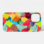 Coque iPhone 12 Collision de couleur 5 (Verso Horizontal)