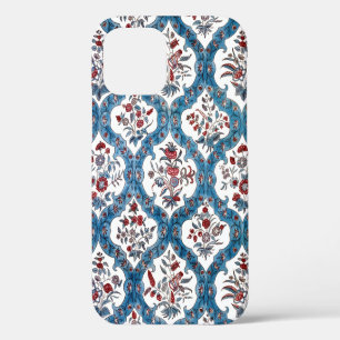 Coque iPhone 12 Coloré Quatrefeuille Floral Bohème