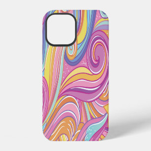 Coque iPhone 12 Comète arc-en-ciel : Ciel magique et rêveur.