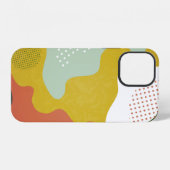 Coque iPhone 12 Composition géométrique abstraite moderne avec déc (Verso Horizontal)