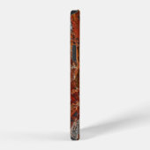 Coque iPhone 12 Conception de dalle d'agate marocaine (Côté droit)