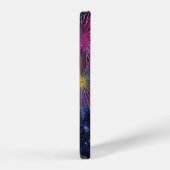 Coque iPhone 12 Conception de feux d'artifice sur fond de ciel som (Côté droit)