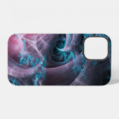 Coque iPhone 12 Conception de fond de texture fractale (Verso Horizontal)