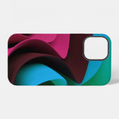 Coque iPhone 12 Conception de mouvement Rave Flow (Verso Horizontal)