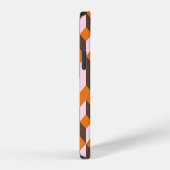 Coque iPhone 12 Conception géométrique Abstraite et transparente. (Côté droit)