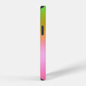 Coque iPhone 12 conception graphique texture de fond flou numériqu (Côté droit)