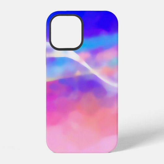 Coque iPhone 12 conception texture fond d'art numérique abstrait l (Verso)