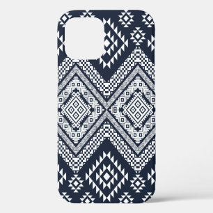 Coque iPhone 12 Conception vintage de Motifs tribaux. Mo élégant