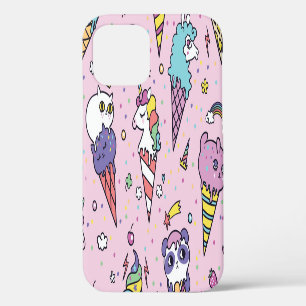Coque iPhone 12 Cônes de crème glacée mignonne
