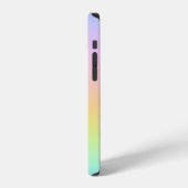 Coque iPhone 12 "Continuez À Regarder !" Corgi Rainbow (Côté gauche)