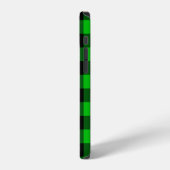 Coque iPhone 12 Contrôle vert noir (Côté gauche)