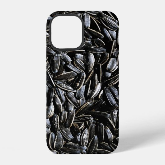 Coque iPhone 12 Cool de graines de tournesol (Verso)