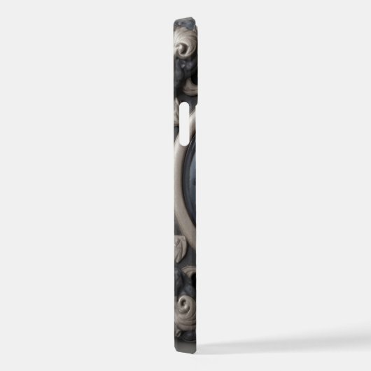 Coque iPhone 12 Coque iPhone Élégance Old Money (Côté droit)