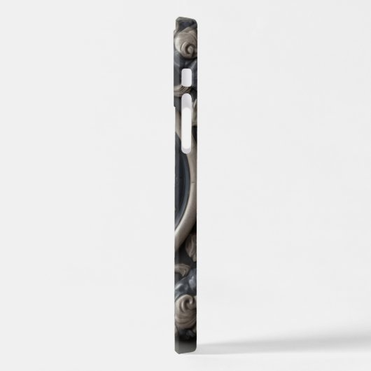 Coque iPhone 12 Coque iPhone Élégance Old Money (Côté gauche)