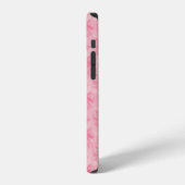 Coque iPhone 12 Coquette Pink Bows (Côté gauche)