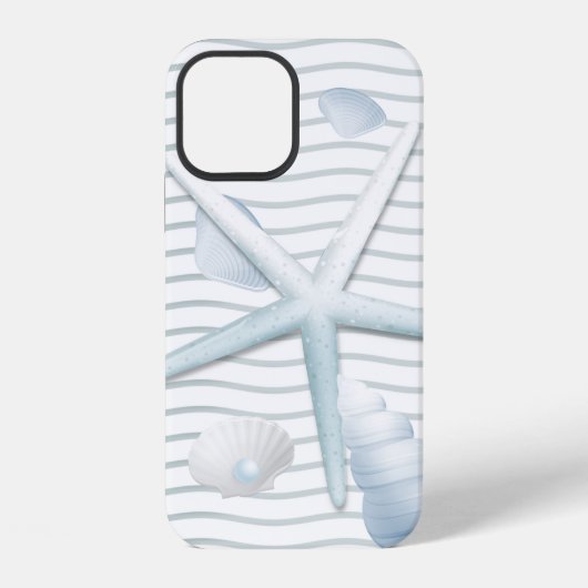 Coque iPhone 12 Coquillages & Perles (Verso)