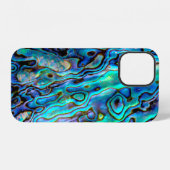 Coque iPhone 12 Coquille d'ormeau (Verso Horizontal)