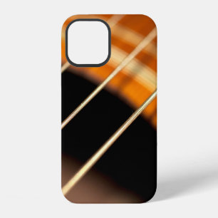 Coque iPhone 12 Cordes de guitare acoustique vibrant pincées