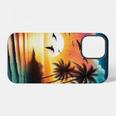 Coque iPhone 12 Coucher de soleil (Verso Horizontal)
