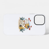Coque iPhone 12 Couple de chats amour (Verso Horizontal)