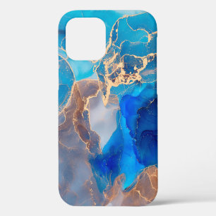 Coque iPhone 12 Courants de teintes translucides, sertissant swi m