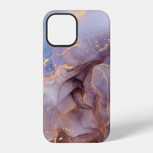 Coque iPhone 12 Courants de teintes translucides, tourbillons méta