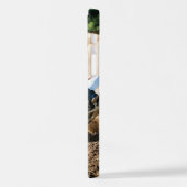 Coque iPhone 12 coussin de coureur de motocross (Côté gauche)