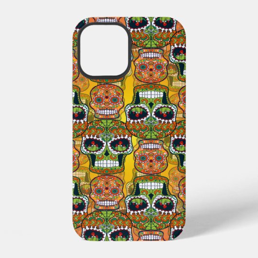 Coque iPhone 12 Crânes de Sucre (Verso)
